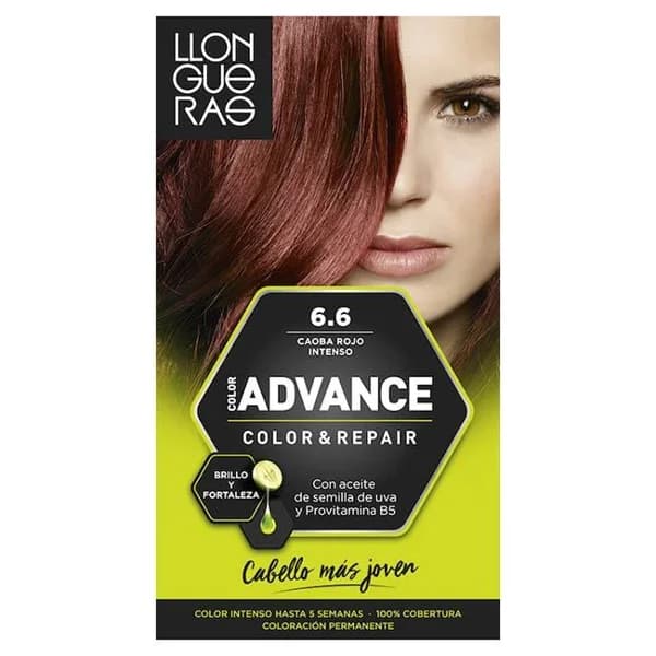 Tinte 6.6 caoba rojo+regalo LLONGUERAS ADVANCE, pack 1ud - 1 ud - Imagen del producto en Findit