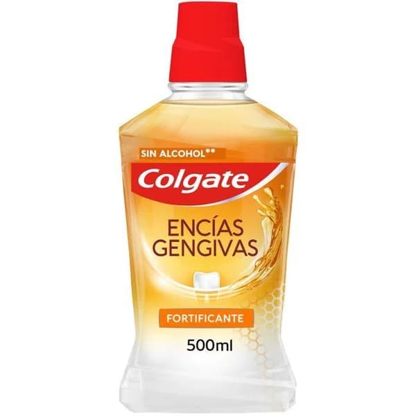 Enjuague bucal encías fortificante COLGATE, botella 500 ml - 1 ud - Imagen del producto en Findit