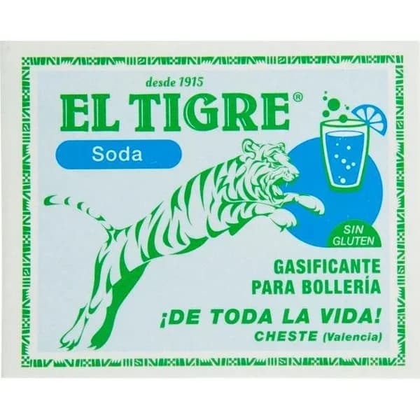 Gasificante sin azúcar EL TIGRE, caja 39 g - 1 ud - Imagen del producto en Findit