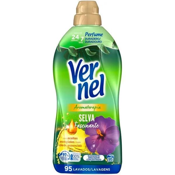 Suavizante Selva Fascinante VERNEL, botella 95 dosis - 1 ud - Imagen del producto en Findit