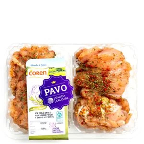 Medallón de pavo finas hierbas bandeja (550 g ap) - 1 kg - Imagen del producto en Findit