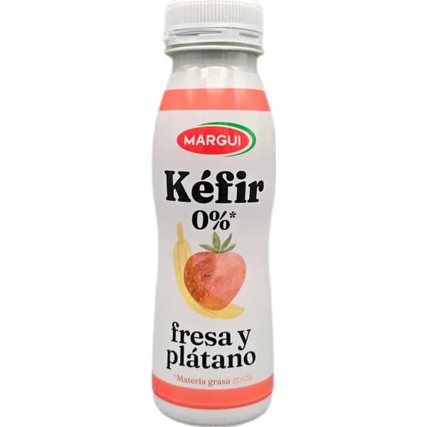 Kefir Líquido Fresa-Plátano 0% - 0.25 kg - Imagen del producto en Findit