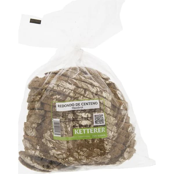 Pan Centeno Redondo Rebanado - 0.5 kg - Imagen del producto en Findit