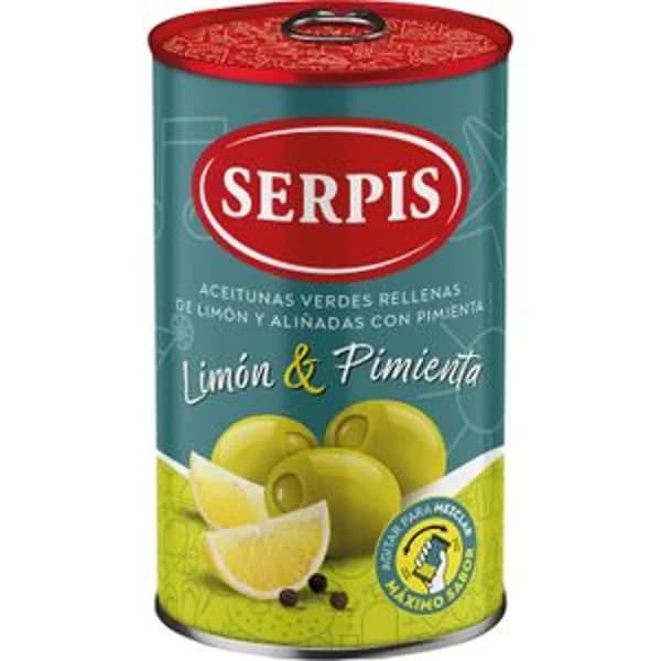 Aceitunas Rellenas Limón y Pimienta - 0.13 kg - Imagen del producto en Findit