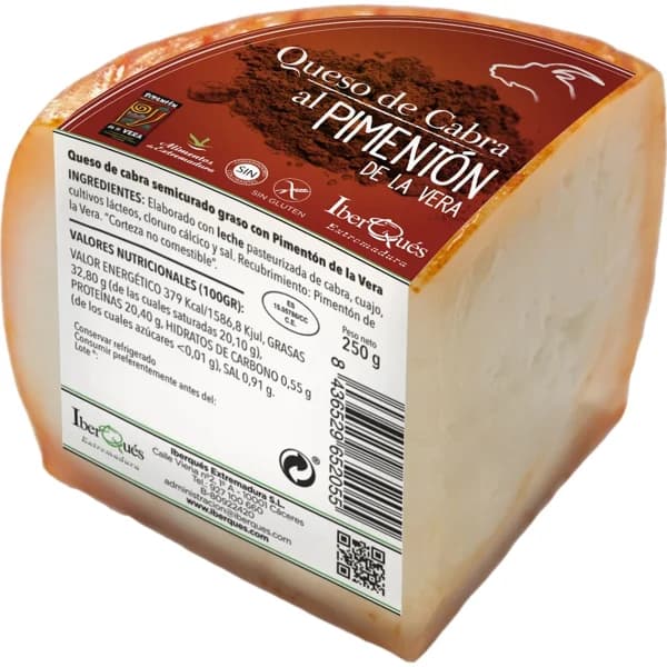 Queso Cabra Al Pimenton de la Vera D.O.P - 1 ud - Imagen del producto en Findit