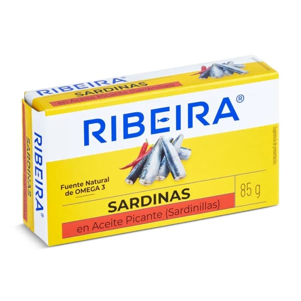 Sardinillas en aceite picante Ribeira lata 60 g - 0.06 kg - Imagen del producto en Findit