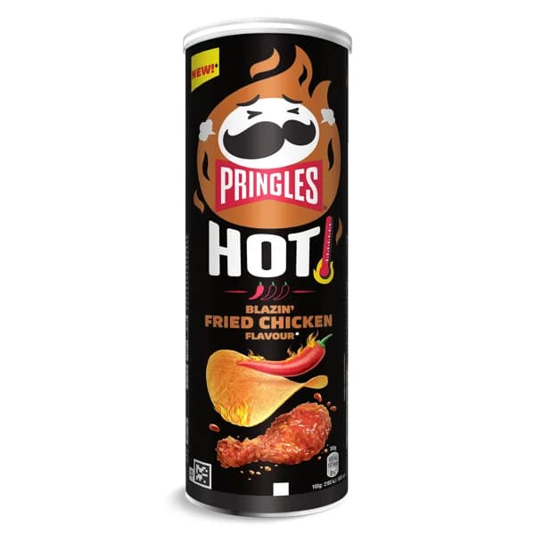 Patatas fritas hot spicy fried chicken Pringles bote 165 g - 0.16 kg - Imagen del producto en Findit