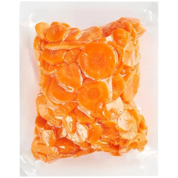 Zanahoria pelada en rodajas EROSKI, bolsa 500 g - 1 ud - Imagen del producto en Findit