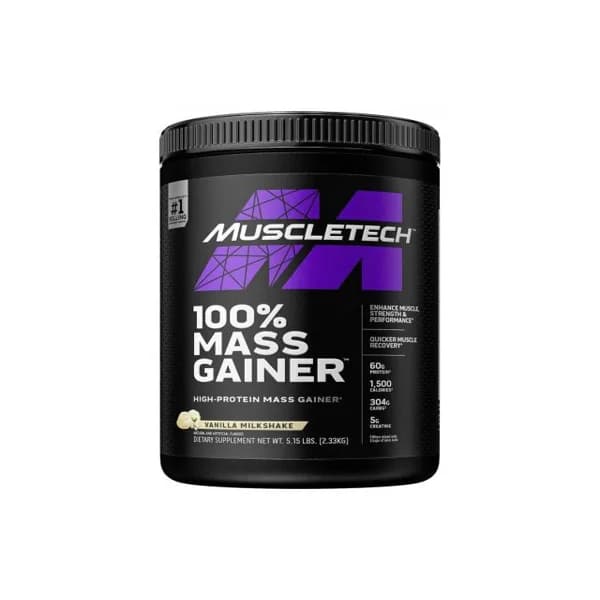 Muscletech - 100% Mass Gainer (2,33 kg) - 2.33 kg - Imagen del producto en Findit