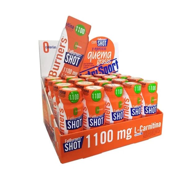 Nutrisport - Fat Burners Shot (20 shots x 60 ml) - 1.2 l - Imagen del producto en Findit