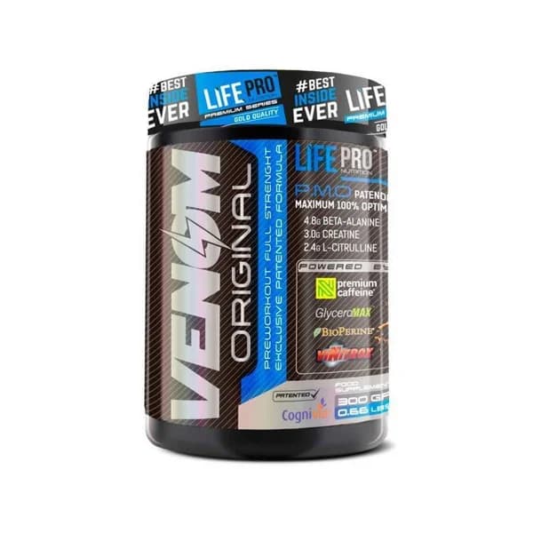 Life Pro - New Venom Full Strenght Pre-Workout (300 g) - 0.3 kg - Imagen del producto en Findit
