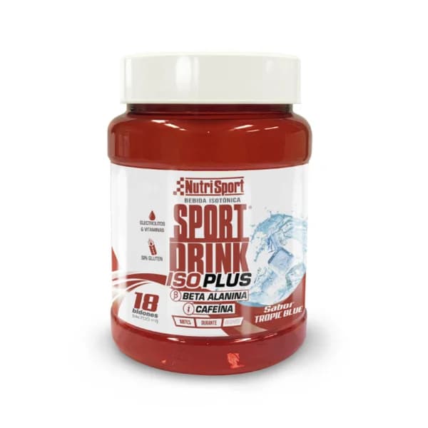 Nutrisport - Sportdrink ISO Powder Plus + Cafeína (900 g) - 0.9 kg - Imagen del producto en Findit