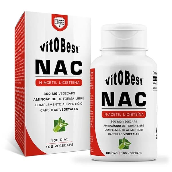 Vitobest - NAC (N-Acetil Cisteína) (100 vegeCaps) - 100 ud - Imagen del producto en Findit