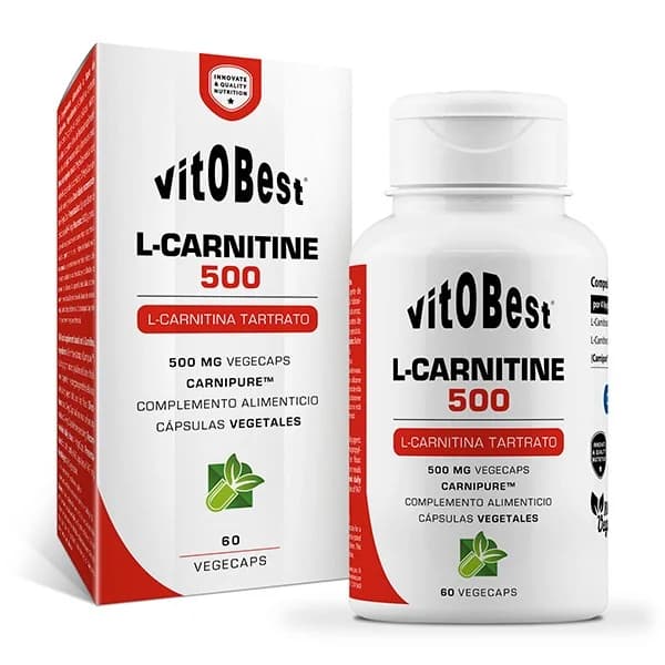 Vitobest - L-Carnitine 500 (60 VegeCaps) - 60 ud - Imagen del producto en Findit