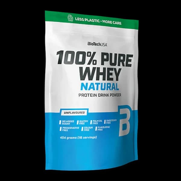 Biotech USA -100% Pure Whey Natural (454 g) - 0.45 kg - Imagen del producto en Findit