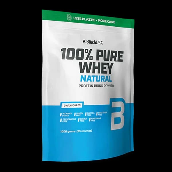 Biotech USA - 100% Pure Whey Natural (1 kg) - 1 kg - Imagen del producto en Findit