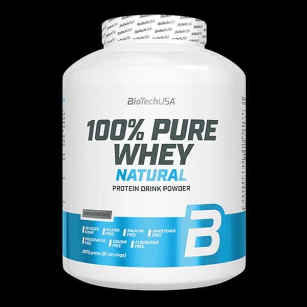 Biotech USA -100% Pure Whey Natural (2,27 kg) - 2.27 kg - Imagen del producto en Findit