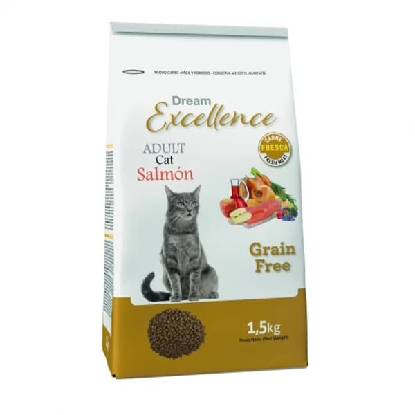 Pienso de salmón para gato Dream Excellence 1,5 kg - 1.5 kg - Imagen del producto en Findit