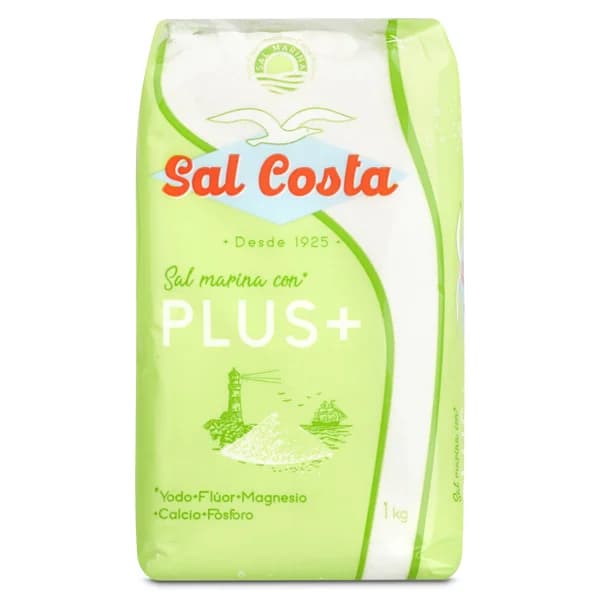 Sal marina Costa paquete 1 Kg - 1 ud - Imagen del producto en Findit