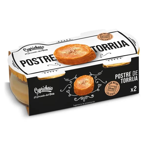 Postre de torrija Caprichoso Dia pack 2 x 85 g - 1 ud - Imagen del producto en Findit