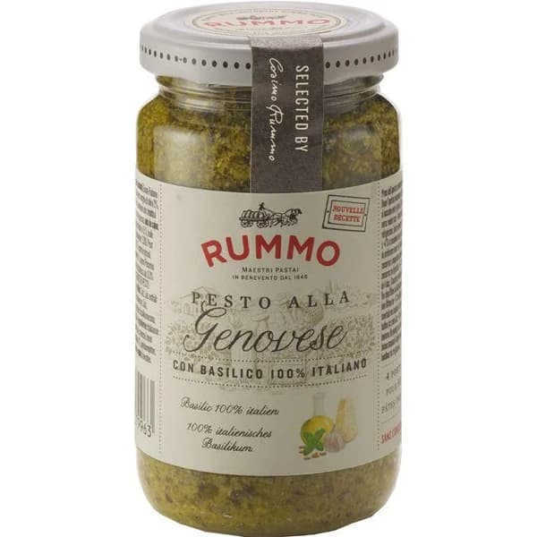Salsa de pesto genovesa RUMMO, frasco 190 g - 0.19 kg - Imagen del producto en Findit
