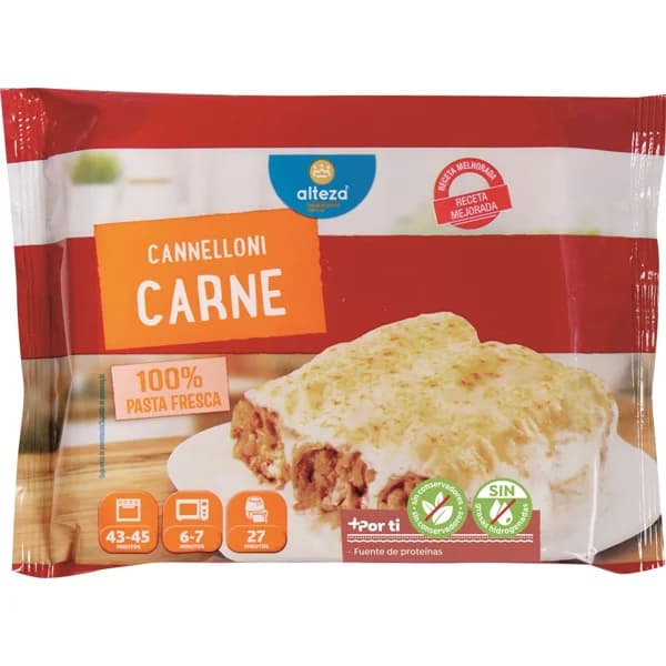 Canelones Carne Con Bechamel - 0.3 kg - Imagen del producto en Findit
