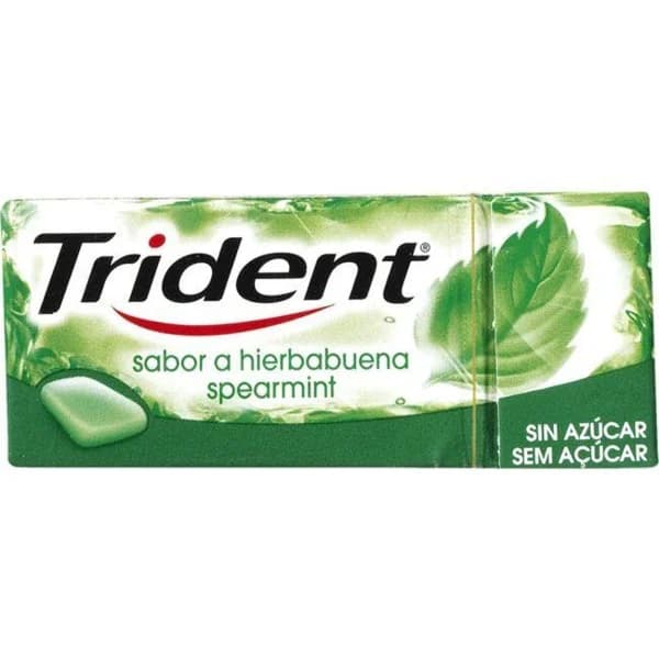 Chicle de hierbabuena gragea Lc TRIDENT, 1 ud, 14 g - 1 ud - Imagen del producto en Findit
