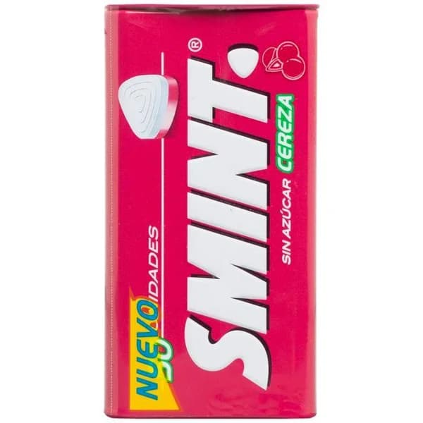 Caramelo de cereza SMINT, lata 35 g - 1 ud - Imagen del producto en Findit