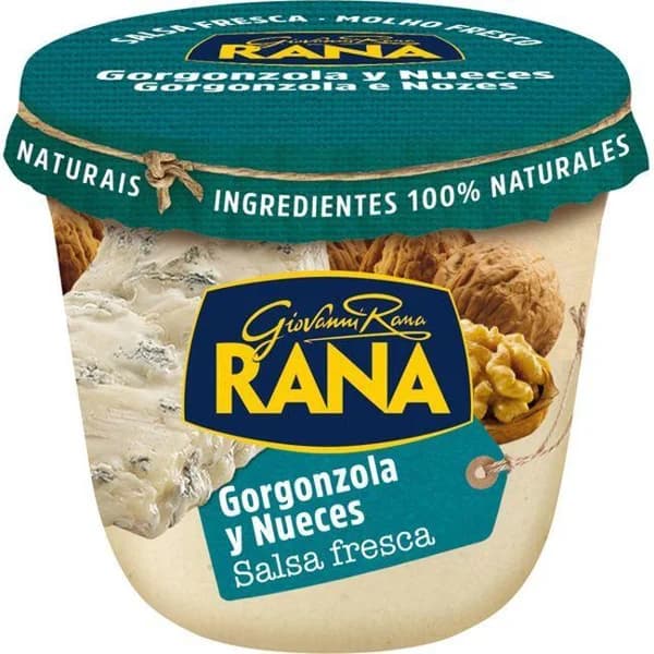 Salsa gorgonzola-nueces RANA, tarrina 180 g - 1 ud - Imagen del producto en Findit