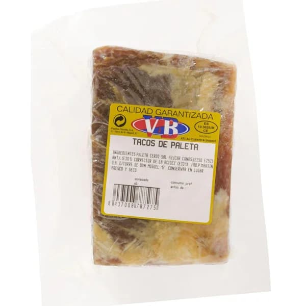 Taco 1/8 paleta curada VB, pieza aprox. 400 g - 1 ud - Imagen del producto en Findit
