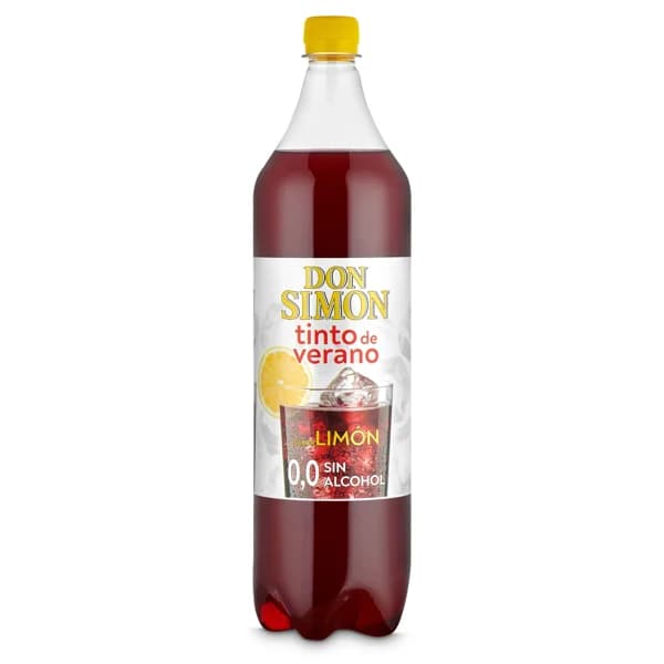 Tinto de verano limón sin alcohol Don Simón botella 1.5 l - 1.51 l - Imagen del producto en Findit