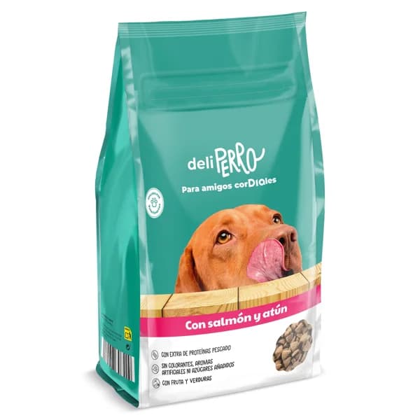 Alimento para perros con salmón y atún Deliperro de Dia bolsa 3 Kg - 3 kg - Imagen del producto en Findit