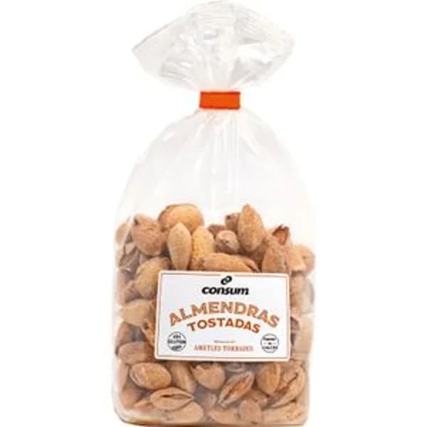 Almendra Tostada con Cáscara - 0.25 kg - Imagen del producto en Findit