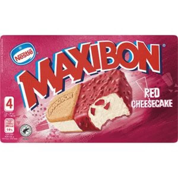 Maxibon Red Cheescake Pack de 4 - 0.56 l - Imagen del producto en Findit