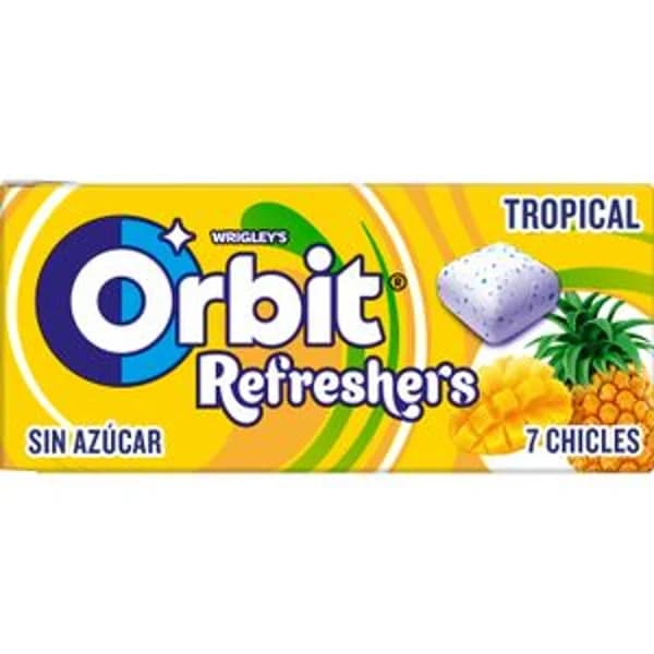 Chicle Grageado Sabor Tropical Refresher - 0.01 kg - Imagen del producto en Findit