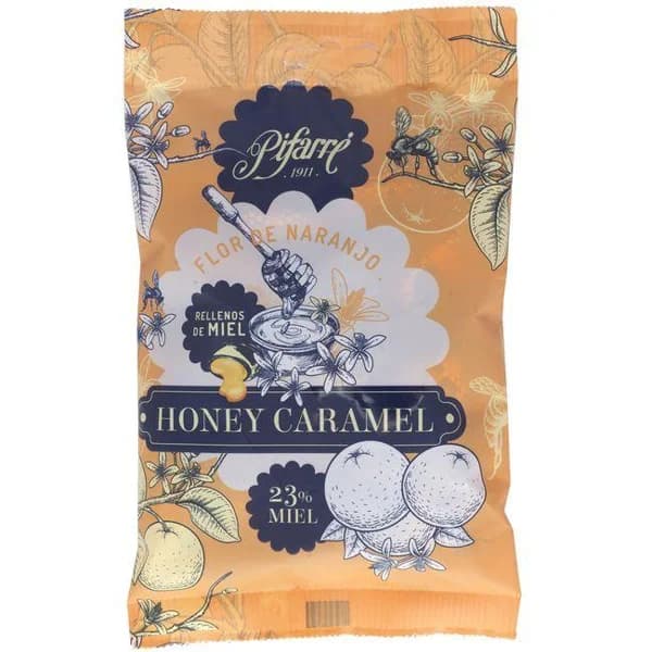 Caramelo relleno de miel de azahar PIFARRÉ, bolsa 100 g - 1 ud - Imagen del producto en Findit