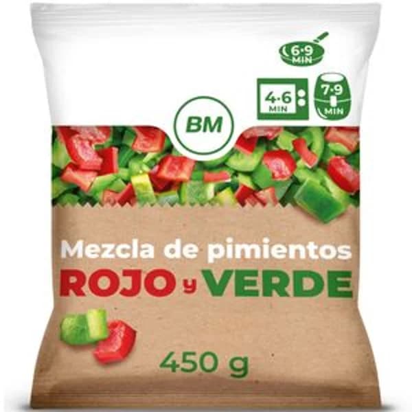 Pimiento rojo y verde 450 g - 0.45 kg - Imagen del producto en Findit