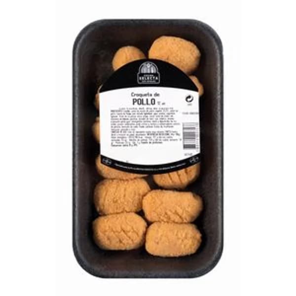 Croquetas de pollo bandeja 300 g - 0.3 kg - Imagen del producto en Findit