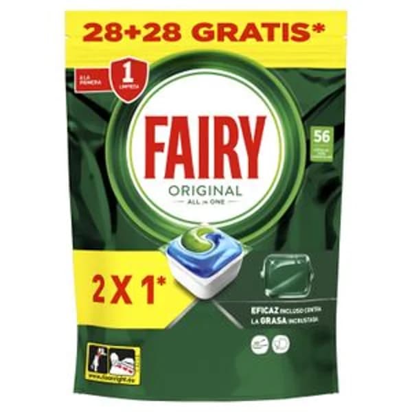 Lavavajillas máquina 28+28 lavados - 55.6 ud - Imagen del producto en Findit
