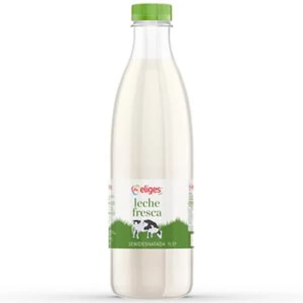 Leche fresca semidesnatada botella 1 l - 1 l - Imagen del producto en Findit