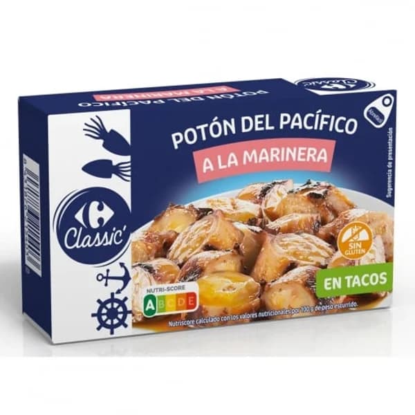 Tacos de potón a la marinera Classic Carrefour sin gluten 65 g. - 0.07 kg - Imagen del producto en Findit