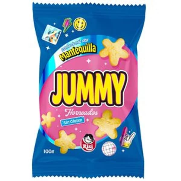 Estrellas de maíz sabor mantequilla 100 g - 0.08 kg - Imagen del producto en Findit