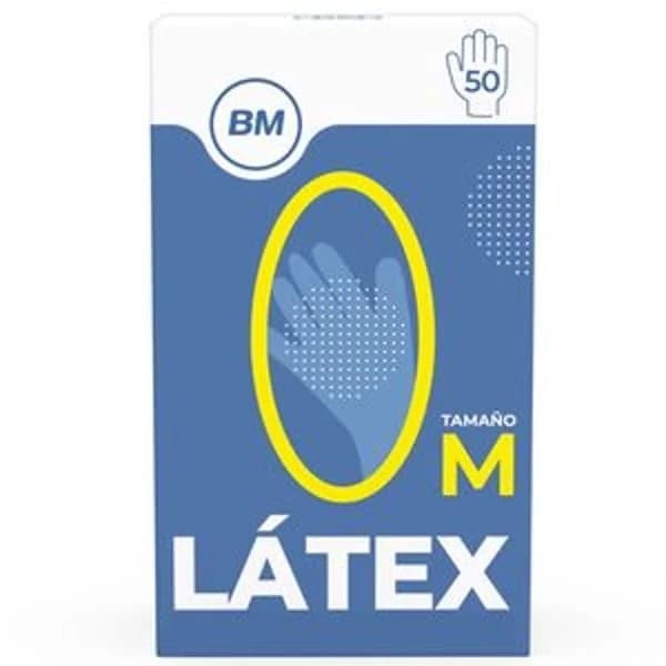 Guantes de látex talla M 50 unidades - 1 ud - Imagen del producto en Findit