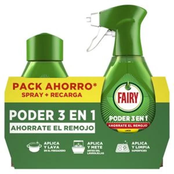 Lavavajillas prelavado spray y recambio 2x500 ml - 1 l - Imagen del producto en Findit
