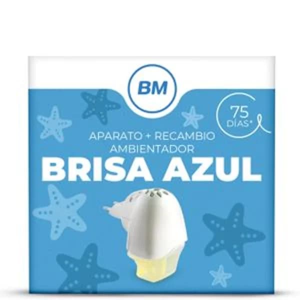 Ambientador eléctrico brisa azul + recambio 25 ml - 1 ud - Imagen del producto en Findit