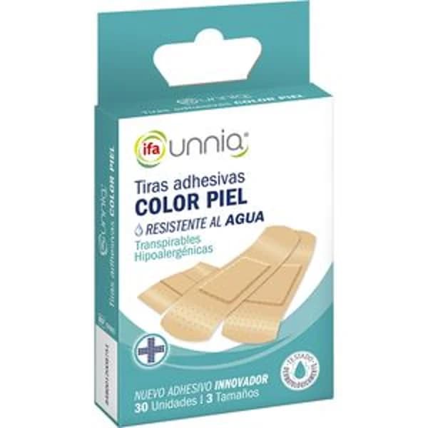 Tiras de color piel tres tamaños 30 unidades - 33.33 ud - Imagen del producto en Findit