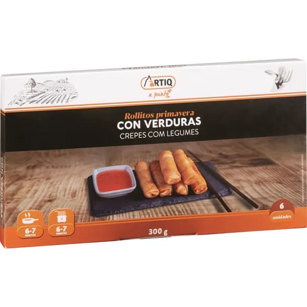 Rollitos Primavera Verduras - 0.3 kg - Imagen del producto en Findit