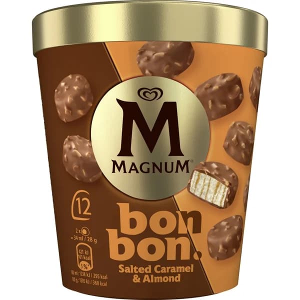 Helado Bon Bon Almendra Caramelo - 0.2 l - Imagen del producto en Findit