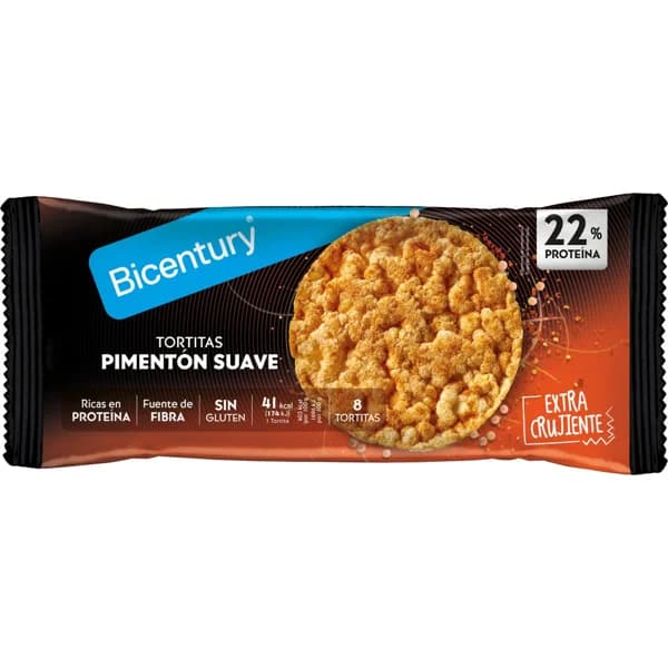 Tortitas de Pimentón Suave Con 22% Proteína - 0.08 kg - Imagen del producto en Findit