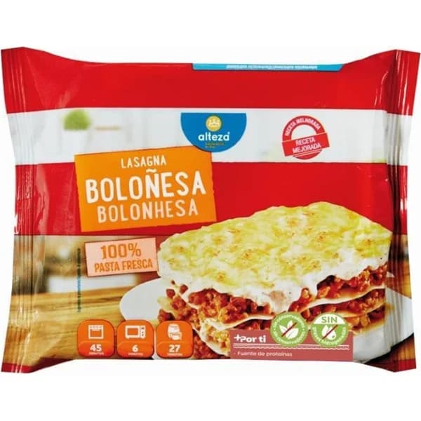 Lasaña Boloñesa Con Bechamel - 0.3 kg - Imagen del producto en Findit
